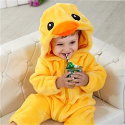 Yellow Duck  Romper Jumpsuit Baby, Halloween Duck Costume Baby, Baby Big Yellow Duck Climbing Clothes, #N6272