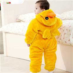 Three Layers Big Yellow Duck Romper N6273