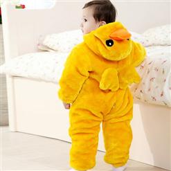 Three Layers Big Yellow Duck Romper N6273