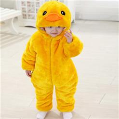 Three Layers Big Yellow Duck Romper N6273