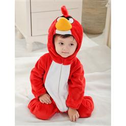 Anger Bird Jumpsuit Baby, Halloween Bird Costume Baby, Red Bird Climbing Clothes baby, #N6278