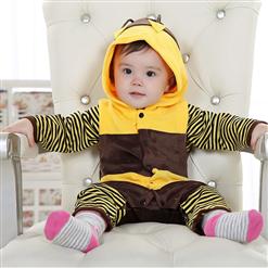 Bee Jumpsuit Romper Baby, Halloween Bee Costume Baby, Little Bee Climbing Clothes baby, #N6291