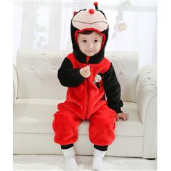 Double Red Ladybug Romper N6293