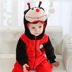 Double Red Ladybug Romper N6293