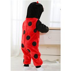 Double Red Ladybug Romper N6293