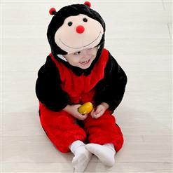 Three Layers Red Ladybug Jumpsuit N6294