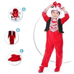 Joyous Red Deer Jumpsuit Romper N6298