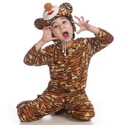 Tiger Jumpsuit Romper Children, Halloween Tiger Costume, Children Tiger Costume, #N6322