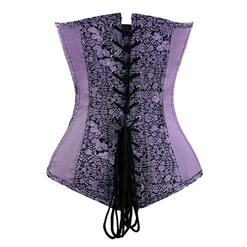 Buckle Brocade Corset Top N6459