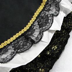 Women's Deluxe Gothic Lace Pirate Adult Holloween Costume N6676
