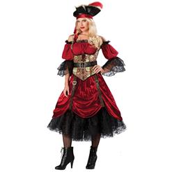 Swashbuckling Scarlett Costume N6721