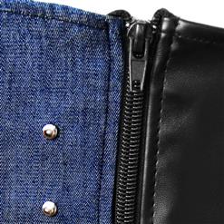 Steampunk Denim Corset N6735