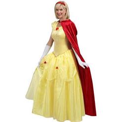 Belle Fairytale Costume, Belle Beauty and the Beast Fairytale Storybook Costume, Deluxe Adult Beauty Yellow Ballgown, #N6765