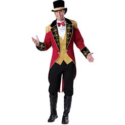 Ringmaster Men's Costume, Deluxe Men Ring Master Costume, Ringmaster Adult Costume, #N7515