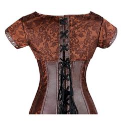 Steampunk Overbust Corset with Jacket & Blet With A Little Defect N7942
