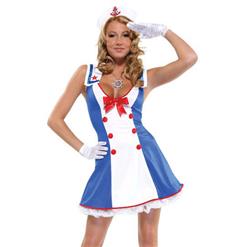 Overboard Sailor Girl Costumes, Nautical Cutie Costume, Sexy Sailor Costume, #N7947