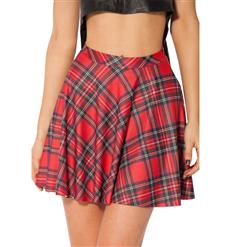 Tartan Red Skater Skirt HG7958