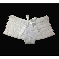 Ruffle Panty, White Ruffle Panty, Sexy Frilly Panty, #N7973