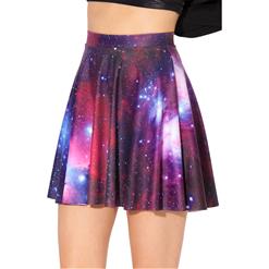 Galaxy Purple Skater Skirt HG7992