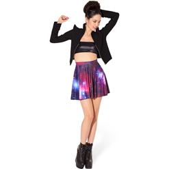 Galaxy Purple Skater Skirt HG7992