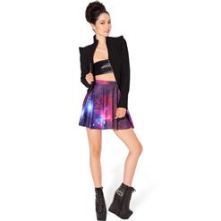 Galaxy Purple Skater Skirt HG7992