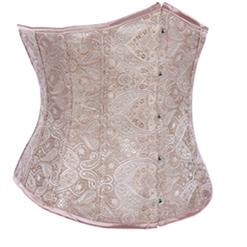 Palace Embossed Pattern Underbust Corset N8078