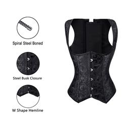 Burlesque Brocade Underbust Corset N8275