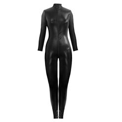 Fever Whiplash Black Catsuit N8382