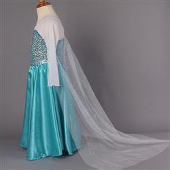 Girls Princess Blue Dress N8510