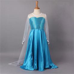 Frozen elsa  long sleeve dress N8512