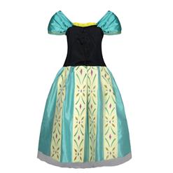 Green Princess Coronation Dress Girls Cosplay Costumes N8520