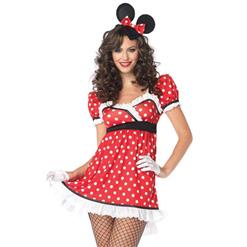 Mickey Mouse Halloween Costume, Sweet Miss Mischief Costume, Sassy Mischief Mouse Costume, #N8538