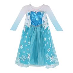 Princess Cosplay Costume, Blue Dress, Princess Dress, #N8570