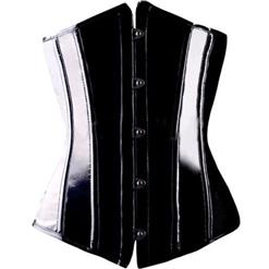 Wetlook PVC Leather Underbust Corset N8610