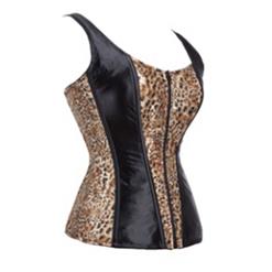 Leopard Halter Straps Corset N8724