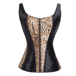 Leopard Halter Straps Corset N8724