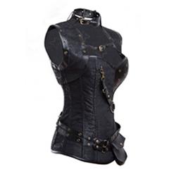 Steampunk Corset with Sleeveless Jacket N8734