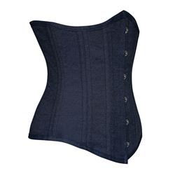 26 Steel Bones Denim Underbust Corset N8839