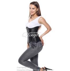 26 Steel Bones Satin Underbust Heavy Corset N8847