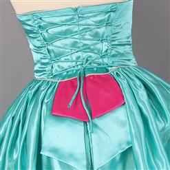 Luxury Ice Princess Coronation Dress Girls Role Play Costume N9011