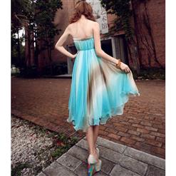 Charming Colorful Wrapped Chest Dress N9064