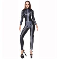 Fever Skeleton Catsuit Costume N9070