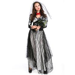 Boneyard Skeleton Bride Costume N9124