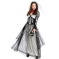 Boneyard Skeleton Bride Costume N9124