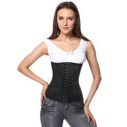 Spiral Steel Boned Waist Cincher Lace Underbust Corset N9160