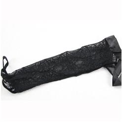 Sexy Black Lace Braces Witch Mini Dress Adult Halloween Fancy Ball Thetrical Costume N9168