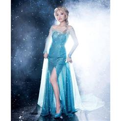 Frozen Sparkle Blue Princess Elsa Costume N9189