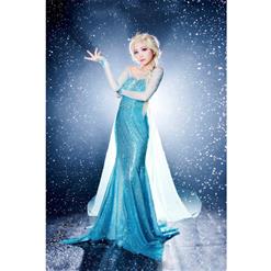 Frozen Sparkle Blue Princess Elsa Costume N9189