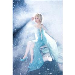 Frozen Sparkle Blue Princess Elsa Costume N9189