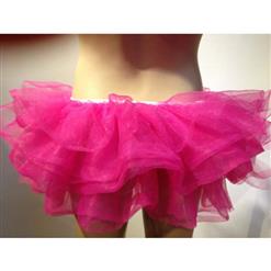 Short Hot Pink Trim Petticoat HG9338